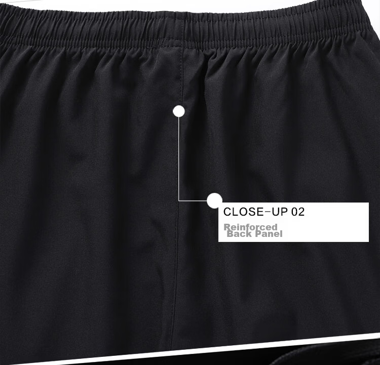 VANCAMEL Men's Summer Ice Silk Thin Five-Point Loose Breathable Stretch Sports Shorts Black 4XL 8