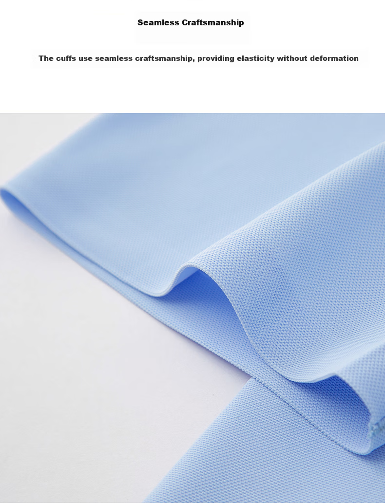 ROMON POLO Shirt Short Sleeve T-Shirt for Men, Sun Protection, Antibacterial, Moisture-Wicking, Ice-Cool Tech, Solid Color, Light Business Top, Medium 5XL 7