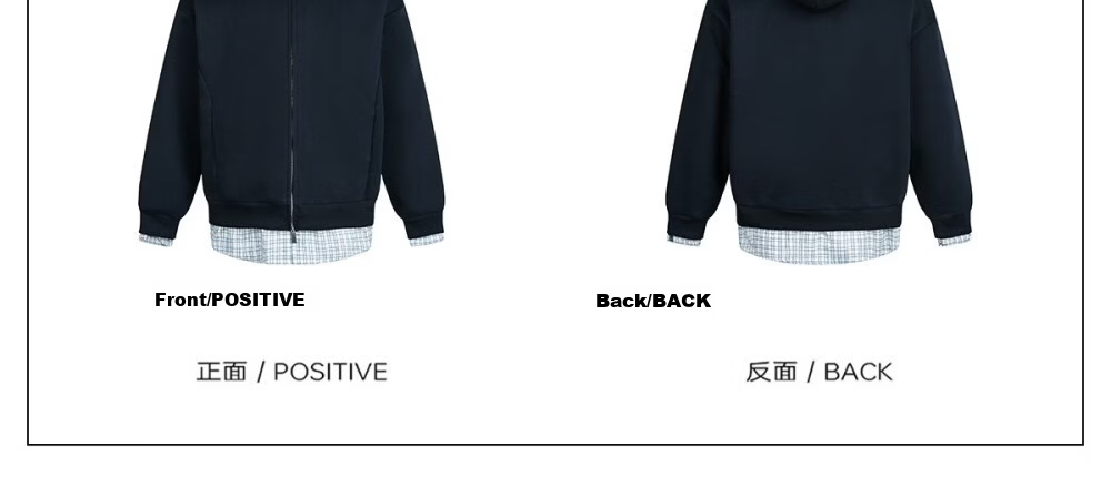 ICH MODE Spotted Light Colorblock Loose Fit Hoodie Women's Sweet College Style Sweatshirt Cardigan White Flower Gray S 5