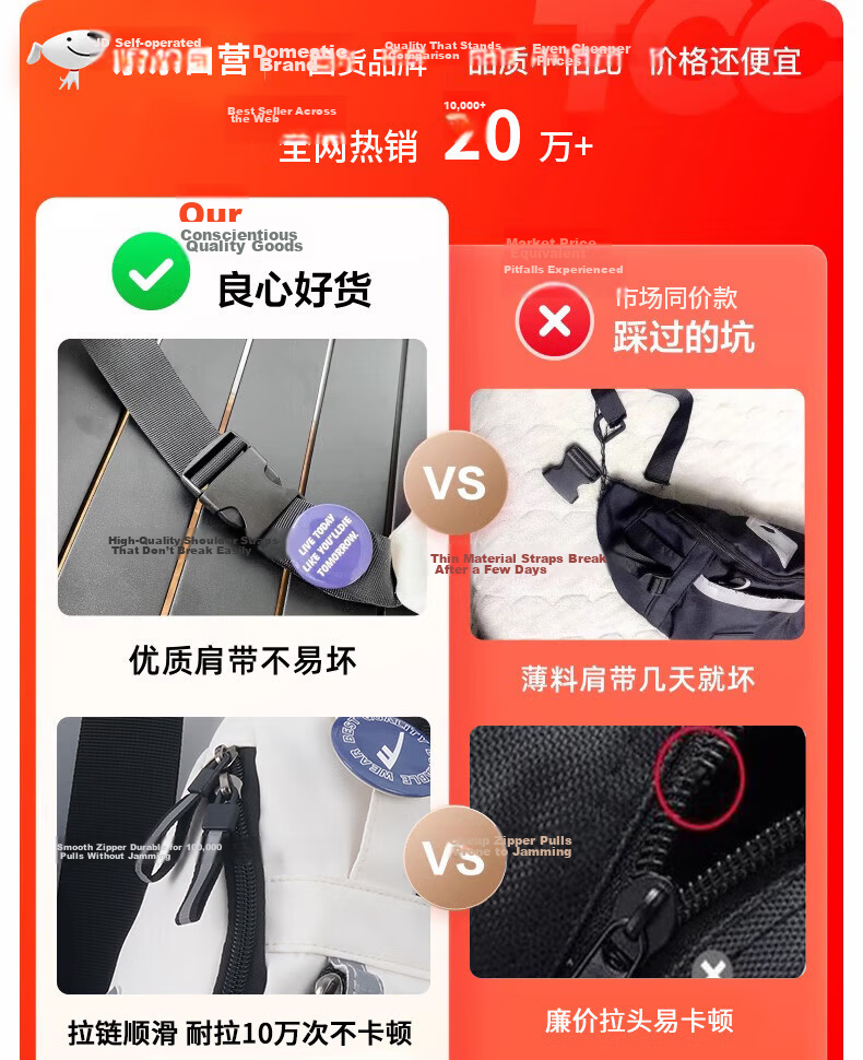 Warrior Men's Crossbody Bag Trendy Hong Kong Style Chest Bag Large Capacity Student Casual Shoulder Bag Cycling Sports Waist Chest Bag 1