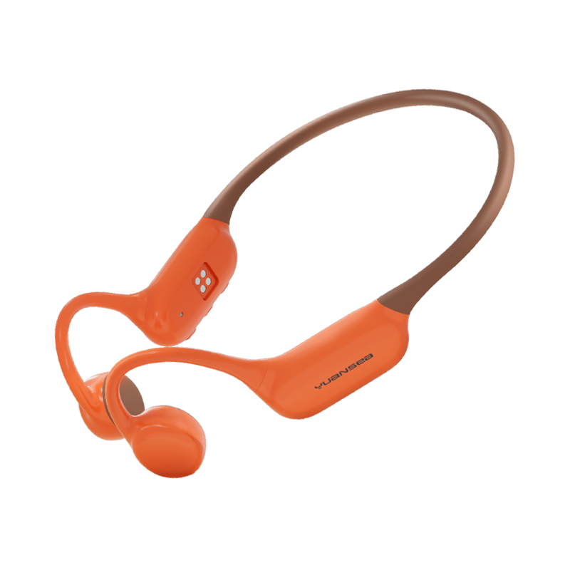 Yuanshi Beta Pro Bone Conduction Swimming Headphones, Non-In Open-Style Sports Bluetooth Headphones, IPX8 Waterproof, 32GB Memory MP3, for Running, Cycling And Fitness