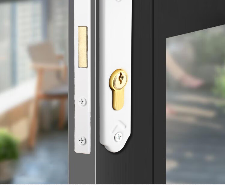Auburn Handle Lock Plastic Steel Door Lock Swing Door Lock Glass Door Lock Home Office Entrance Door Lock 8525 2