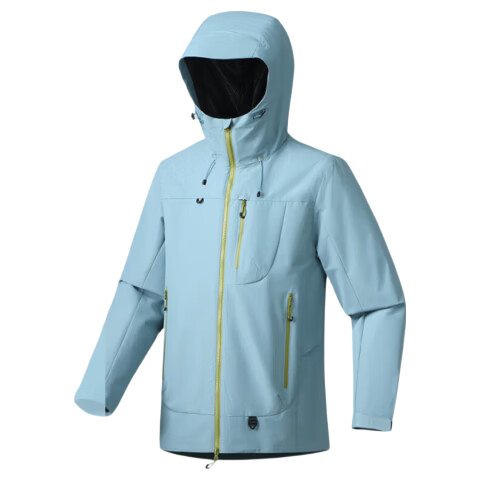 JEEP SPIRIT Outdoor 3-in-1 Waterproof Windproof Hiking Jacket Autumn Winter Couple Men's Mustard Blue Gray 2XL