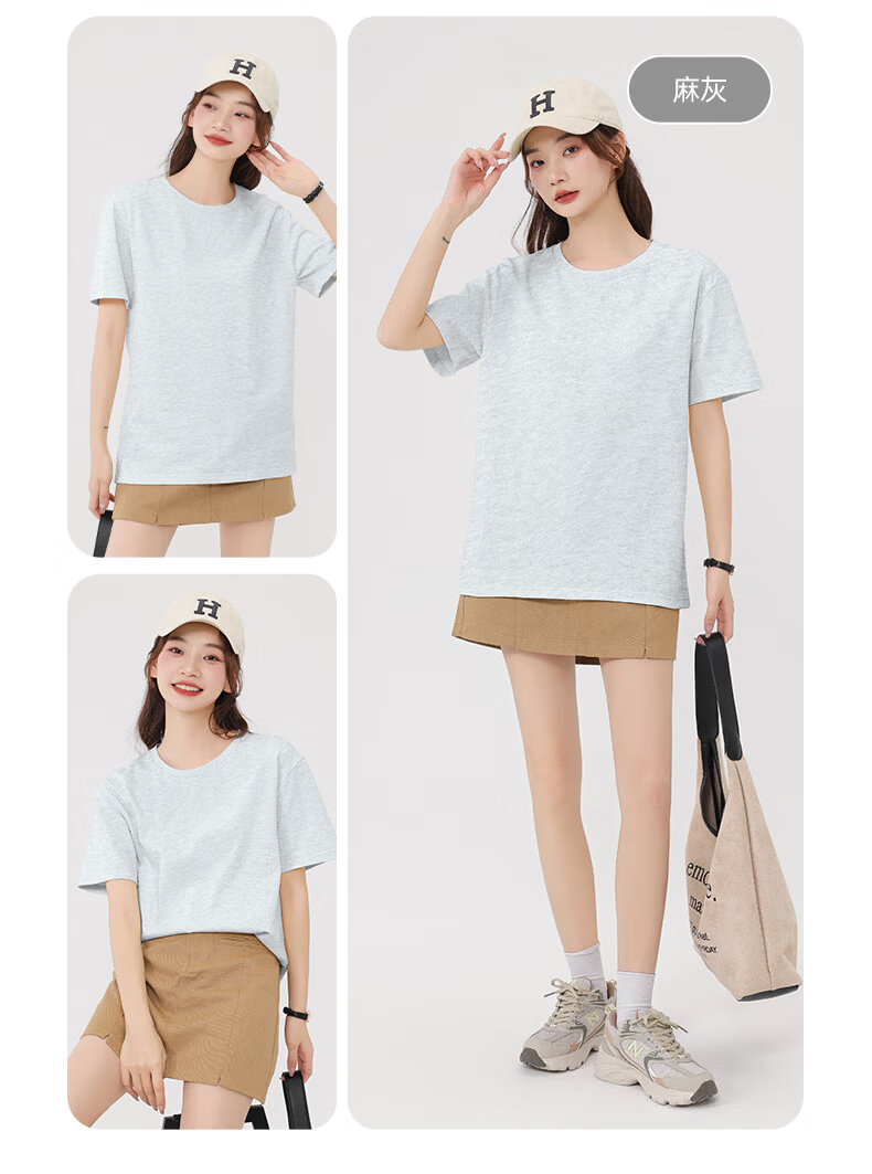 Warrior Women's 2026 Summer New Cotton Short Sleeve T-Shirt Loose Fit Slim Outdoor Breathable Printed Top 26