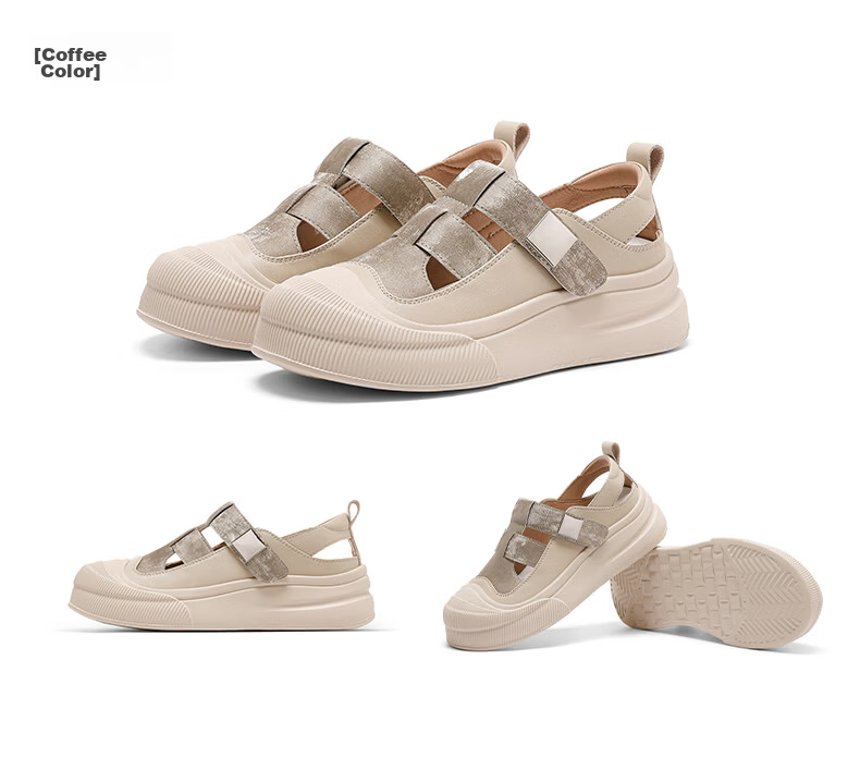 Saturday Casual Women's Sandals 2026 New Summer Thick Sole Height Increasing Lightweight Breathable Sports Sandals for Skirts 22