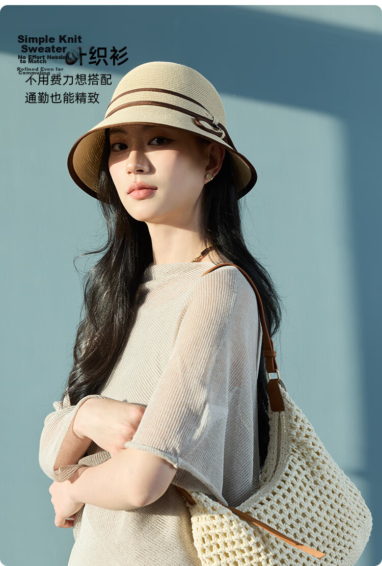 JIUMU Women's Sun Protection Hat UV Protection Outdoor Summer Bucket Hat Face Covering 7