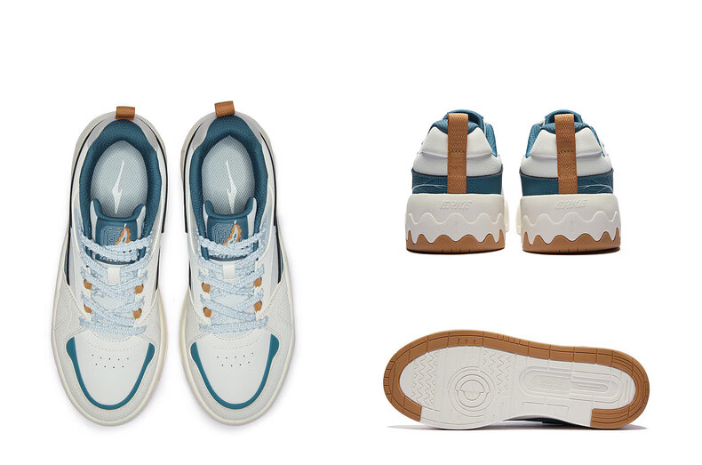 ERKE Men's Casual Sneakers Summer 2026 Breathable Versatile Sports Shoes | Bitter Melon 12