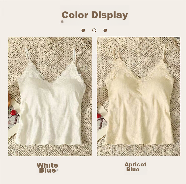 9i9 Lace Strap Padded Vest Pure Desire Back Slim Fit Outerwear Short Tube Top White S44 26