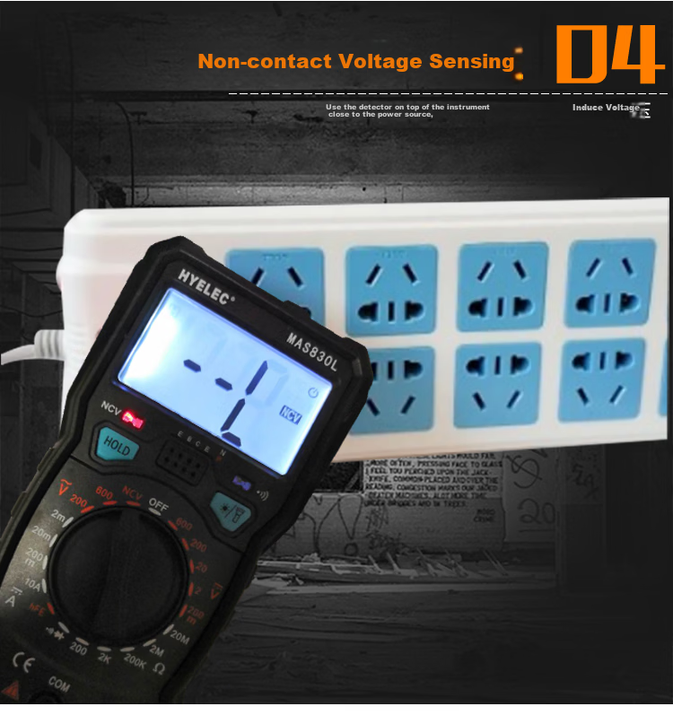 HYELEC MAS830L Digital Multimeter 9