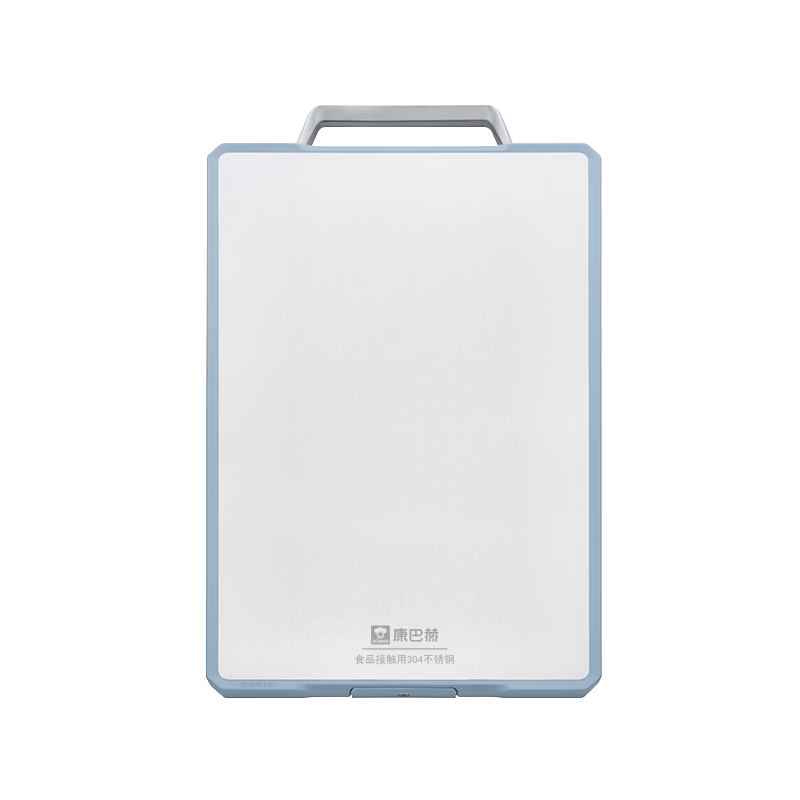 KOBACH Antibacterial Stainless Steel Cutting Board, Mold-Resistant Chopping Block for Home Use, Food-Grade Double-Sided Cutting Board, Thickened Butcher Block, 43*30*cm