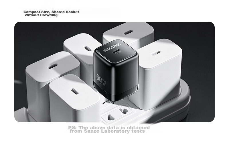 Sanze Apple Charger 60W Charging Head Set Compatible with iPhone 17 Pro Max/16e/15/iPad Fast Charging PD 45W/40W/30W GaN Type-C Cable 16