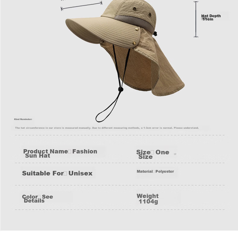 RED DRAGONFLY Women's Summer Outdoor Sun Protection Breathable Cooling Sun Hat Bucket Hat Fishing Hat for Men 19