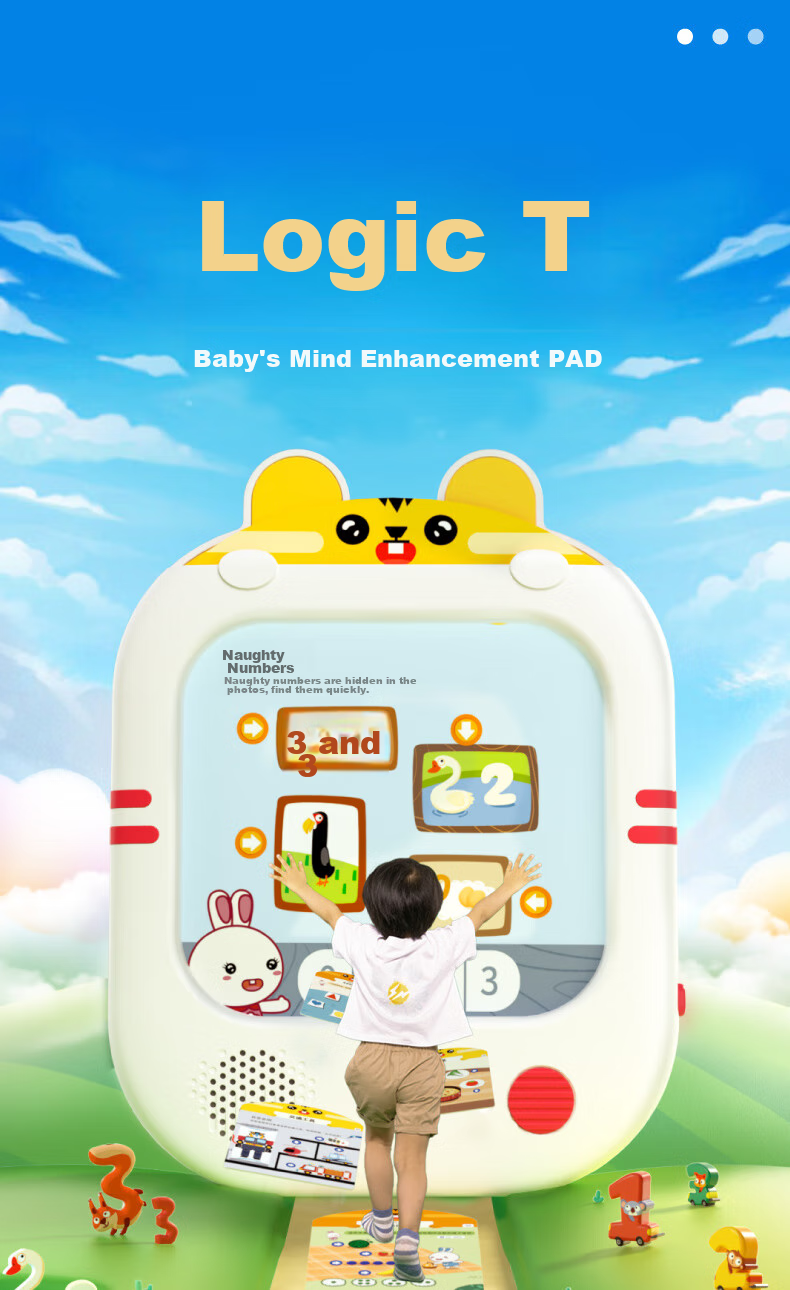 Huohuotu Thinking Machine, Logical Reasoning Training Device, Children's Early Education Machine, Learning Machine, Point-Reading Machine, Toy for Boys And Girls, Birthday Gift 1