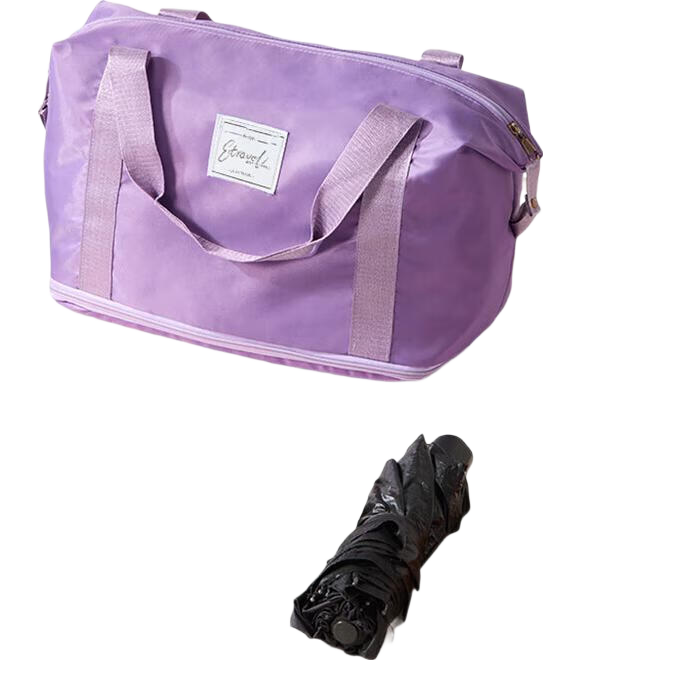 Etravel Travel Bag Large Capacity Expandable Suitcase with Handle for Men And Women, Storage Bag for Maternity, Business Trip Luggage Bag, Purple