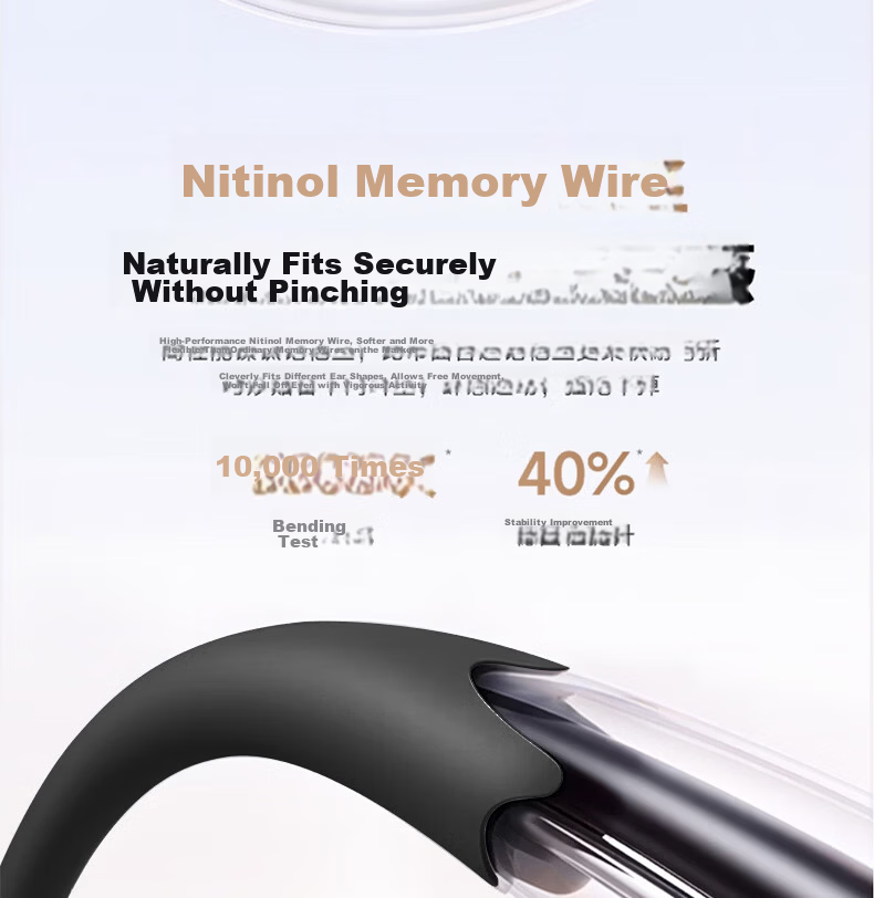 Newmine [Latest 2026 Model | Unaltered Original Sound] Ear-Clip Bluetooth Headphones, Wireless Open-Ear Non-In Running Call Noise-Cancelling Ultra-Long Battery Life for International Travel Translation, Gentle on Ears 15