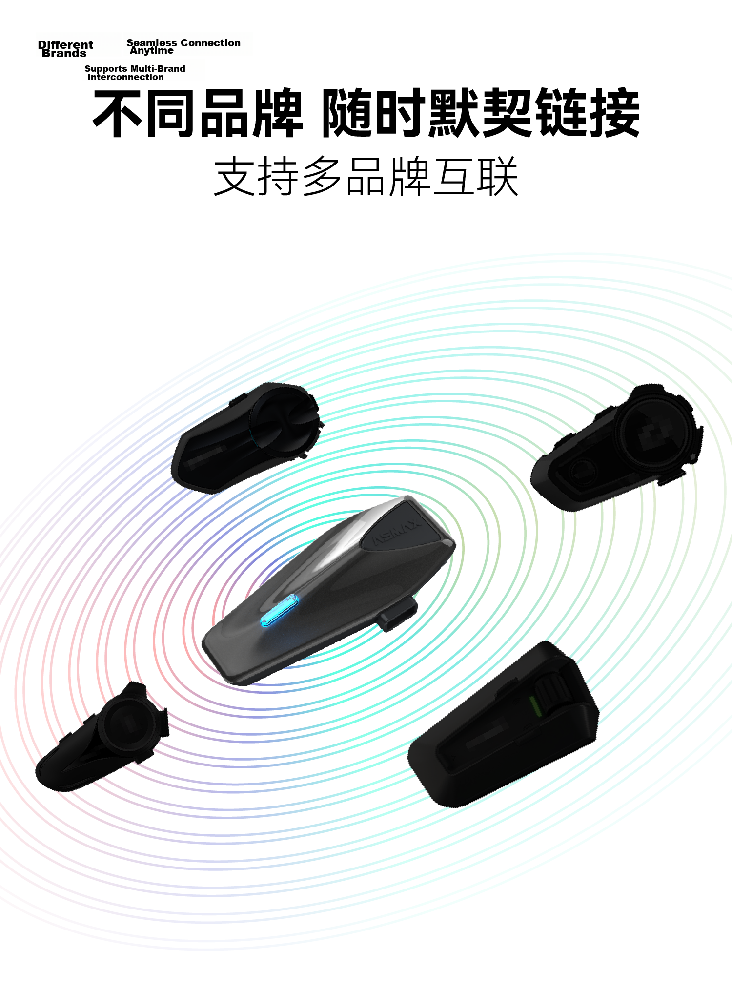 ASMAX S1 Bluetooth Helmet Headset Motorcycle Riding Dedicated High-End Noise-Cancelling Professional Full-Face Built-in Max 10