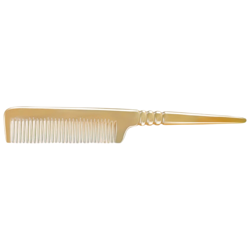 JEPPE Natural Ox Horn Comb, Detangling Comb, Hair Brush, Anti-Static Styling Comb, Gentle on Hair, Birthday Gift for Girlfriend