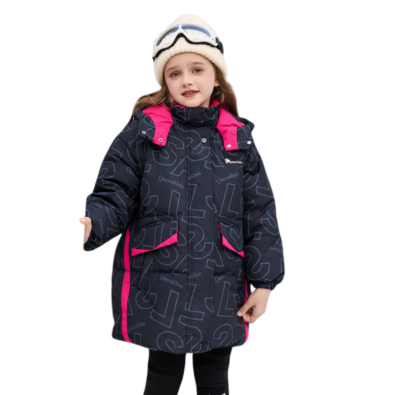 Disney Extreme Cold 90% Down Kids Boys Girls Thickened Mid-Length Windproof Winter Jacket 2026 New Kids Clothing
