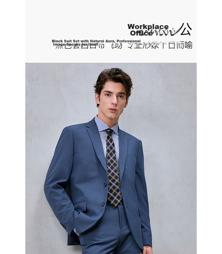 G2000 Antibacterial Multi-Stretch Business Formal Suit for Men Spring Autumn Office Wear 4