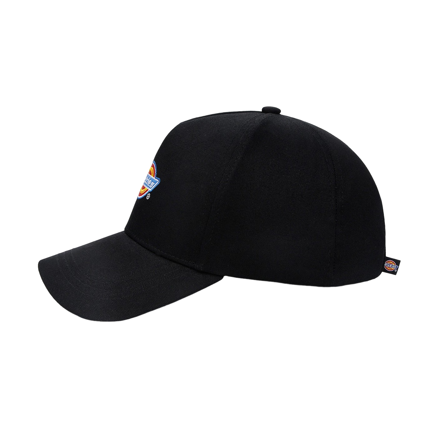 Dickies Vintage Velcro Hard Top Baseball Cap Unisex New Duckbill Hat Slim Face Outdoor Sunshade Black