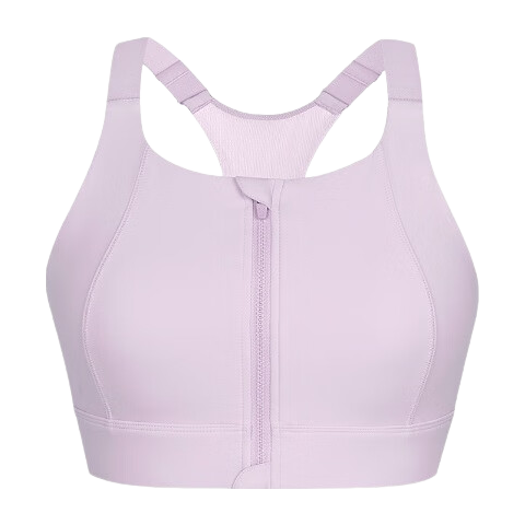 Keep Front Zip Sports Bra for Women, High-Intensity Support, Running Fitness Training Wear, Yoga Bra with One-Piece Cups, Anti-Sagging