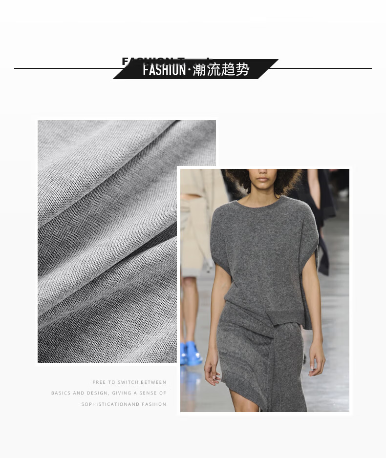 YANYEE Premium Gray Short Sleeve Knit Top for Women 2025 Summer Slim Fit Lightweight Commuter Blouse Gray 2XL 7