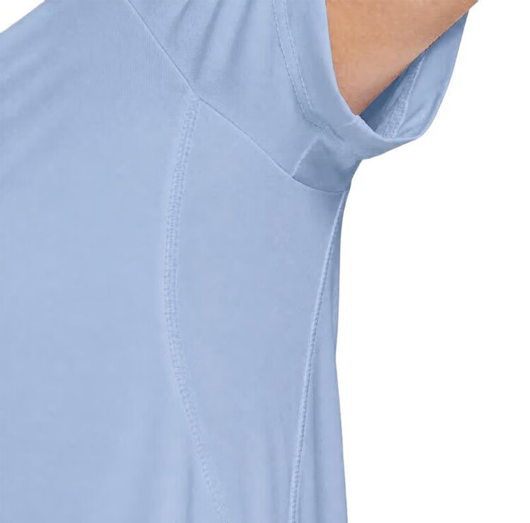 Nike Women's Sports T-Shirt Quick-Dry Breathable Training Top Short Sleeve FN2799-408 Blue XL 6