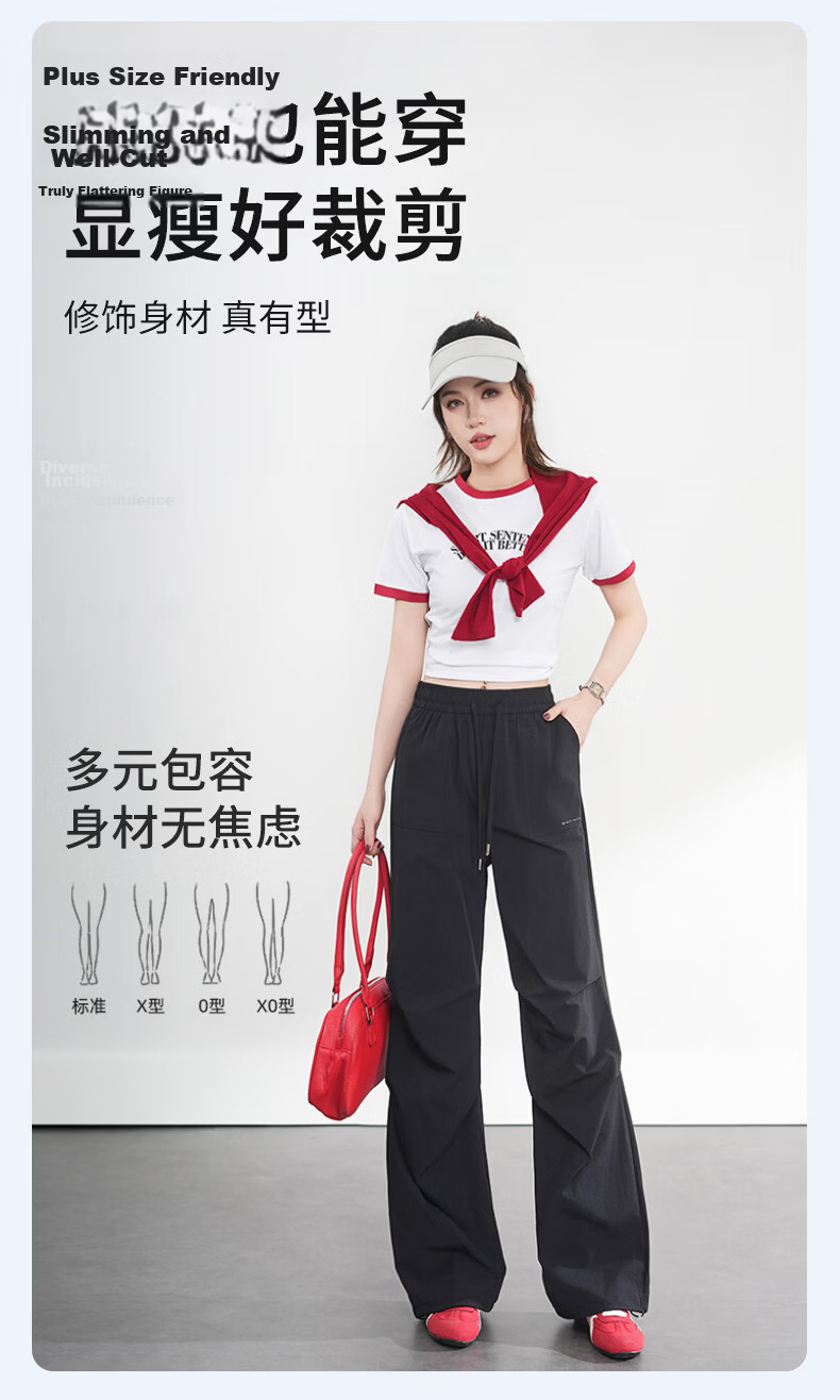 Langsha Women's Outdoor Work Pants Summer Thin Breathable Quick-Dry Ice Silk Sun Protection Tactical Hiking Straight-Leg Trousers 12