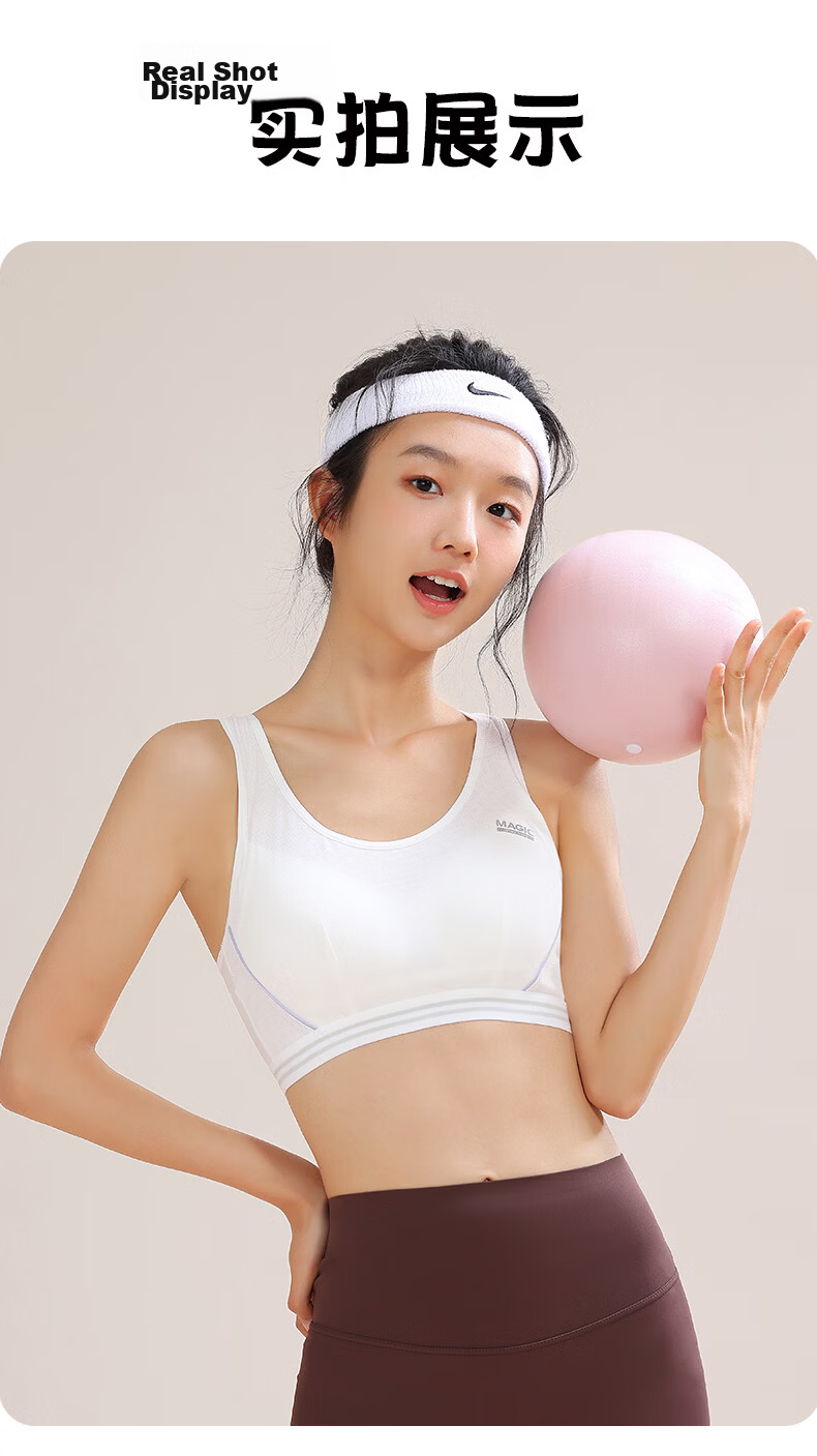 Langsha Sports Bra for Girls Summer Cotton Vest Anti-Shock Developmental Teen Student PE Class 12