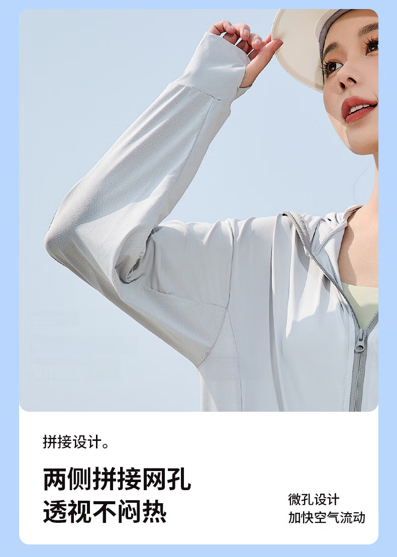 Combo Women's UV Protection Sun Shirt Summer New Cool Breathable High SPF Outdoor Sun Jacket Skin Coat 16