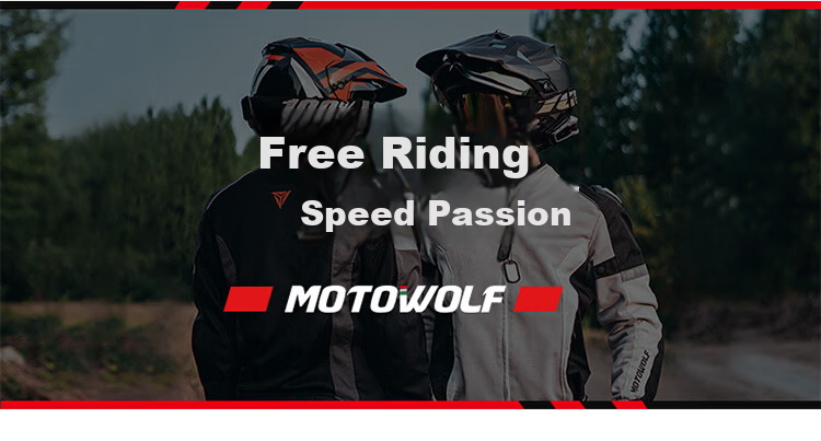 MOTOWOLF Motorcycle Gloves Riding Gloves Anti-Fall Genuine Sheepskin Summer Breathable Motorbike Off-Road Full Finger Unisex Four Seasons 23