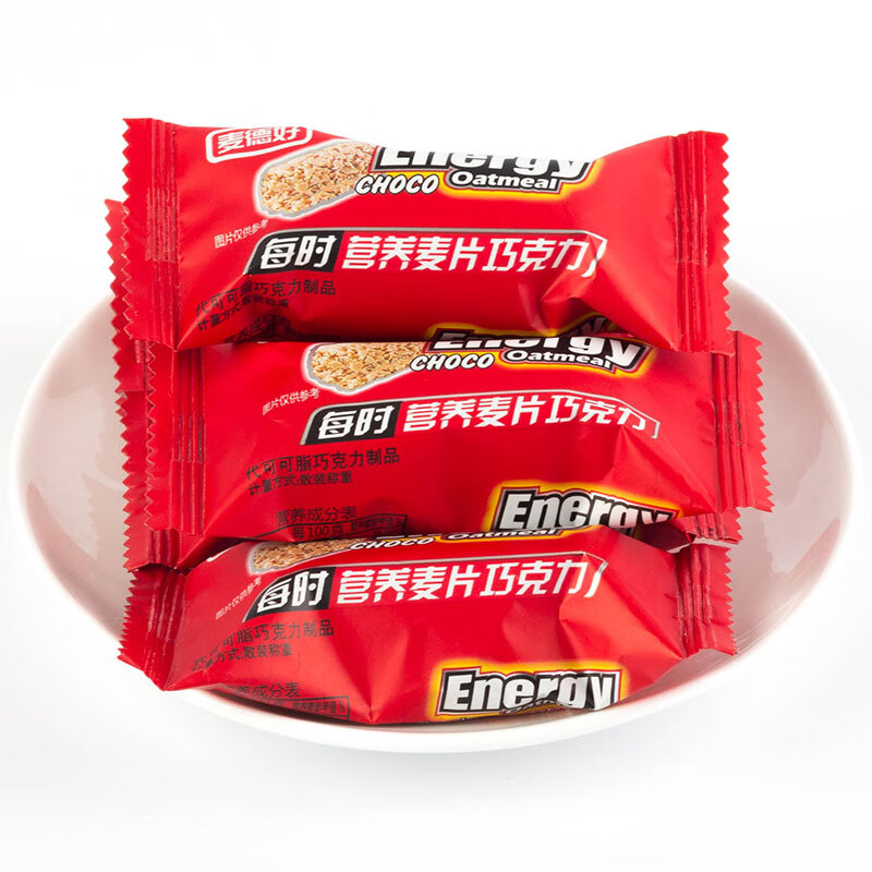 麦德好燕麦巧克力 原味 358g 休闲零食 喜糖 老式糖果 怀旧零食