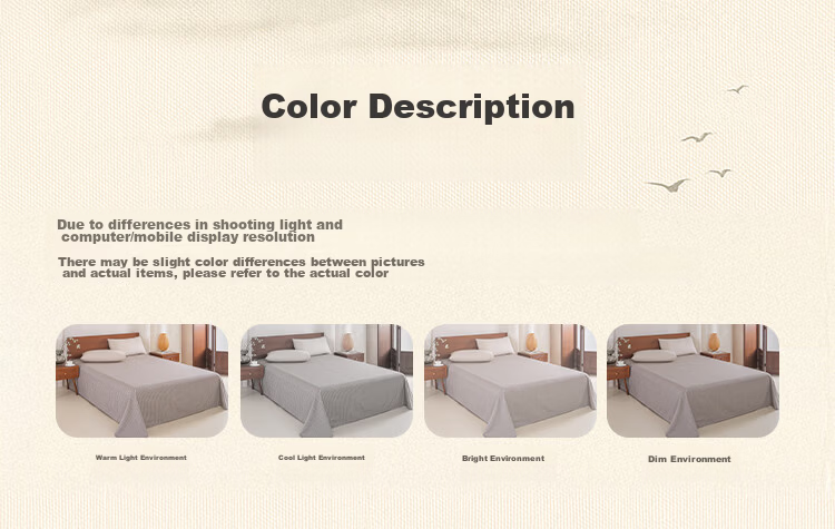 JD Jingzao Pure Cotton Coarse Fabric Cooling Bed Sheet Single Piece Class A Cotton Bedding 150*210cm Fortune Pattern 14