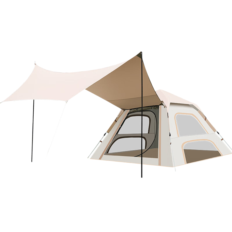 BeiJiLang Tent, Outdoor Enlarged Canopy, Two-In Camping Tent, Fully Automatic Quick-Open Camping Equipment