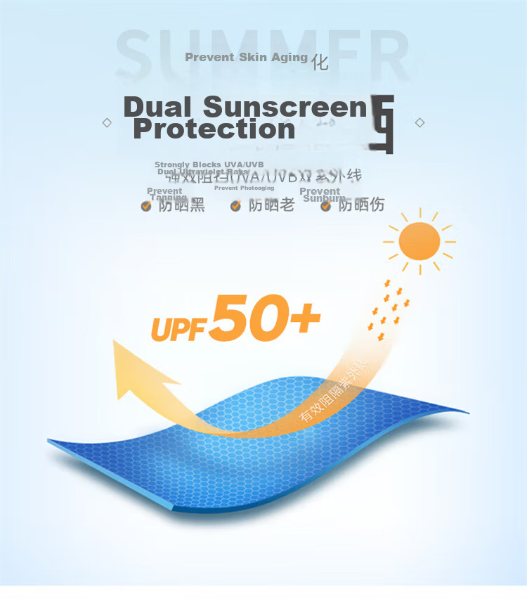 MARK FAIRWHALE Unisex Summer Ice Silk Sunscreen Jacket Lightweight Breathable UPF50+ UV Protection Loose Fit Coat for Men 3