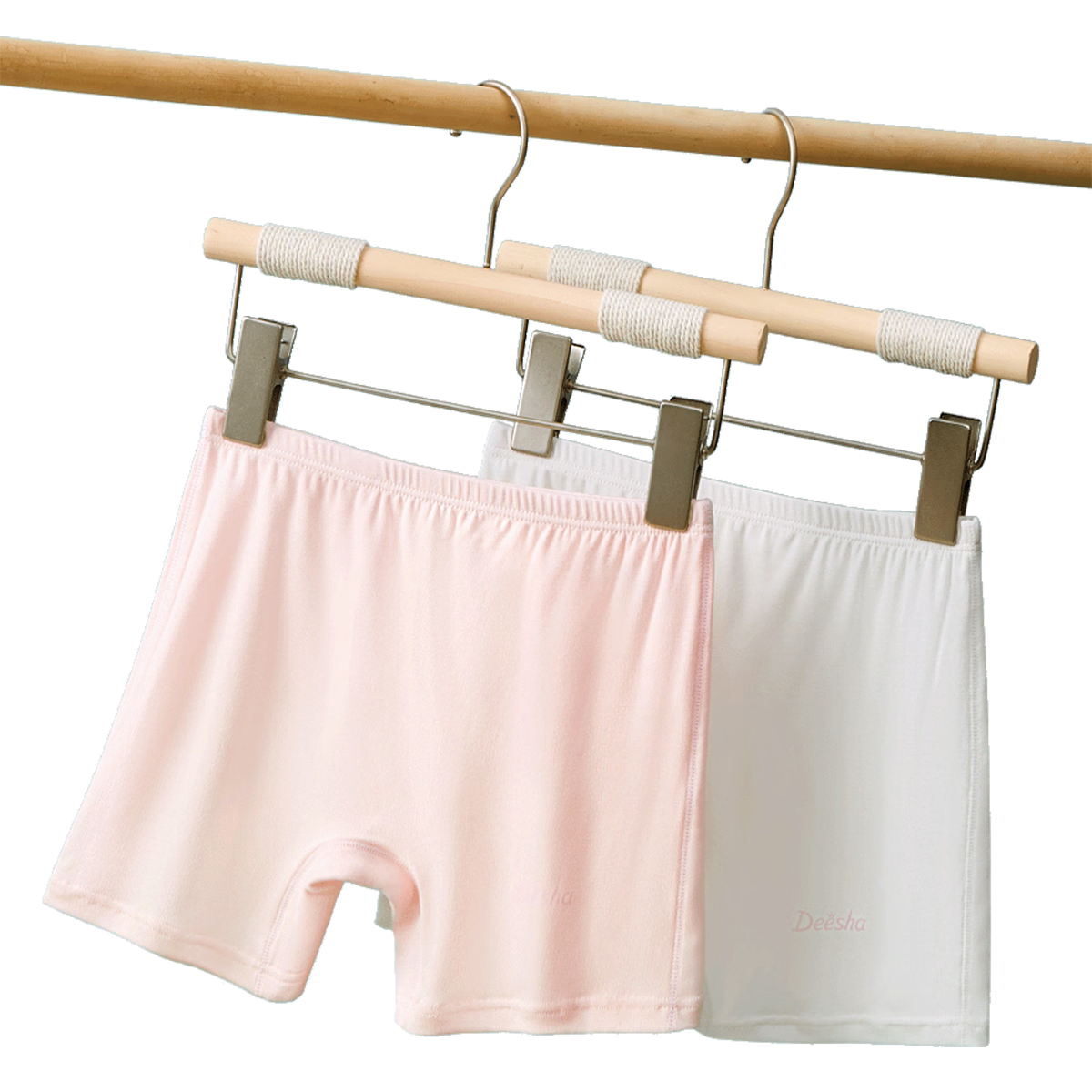 DEESHA Girls Anti-Exposure Safety Shorts Underwear 2-in-1 Summer Thin Antibacterial Crotch Boxer Briefs Children's Leggings 7A