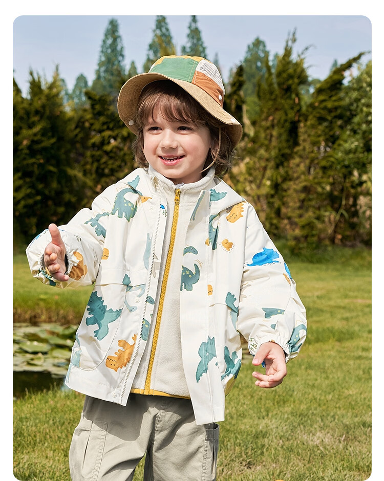 BALABALA Children's Clothing, Baby Outerwear for Boys And Girls, Infant Top, 2026 New Autumn Style, Kids Two-Piece Set with Hood, Trendy 26