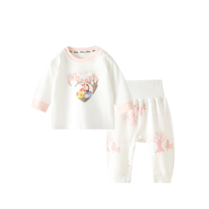 Disney Children's Pajamas for Boys And Girls, Baby Pure Cotton Autumn Underwear, Home Wear, Infant Clothes, Spring And Autumn Undergarments Set 100