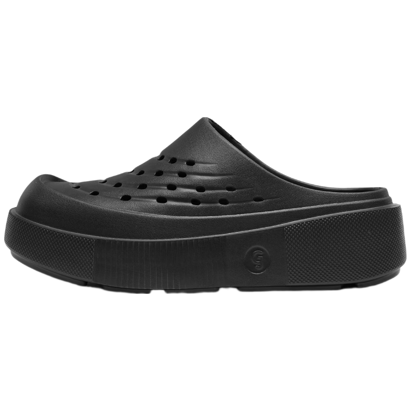Gongji Gongji Aorui Peng | Tian Jiarui Same Style Summer Outdoor EVA Hole Shoes Women Open Toe Slippers Men Black 38-39