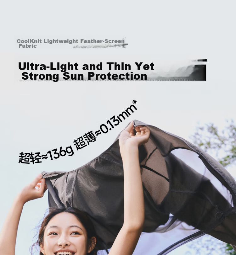 Beneunder Women's Sunscreen Jacket UV Protection New Summer Lightweight Breathable Quick-Dry Outdoor Sports TS003 Light Charcoal Gray S 17