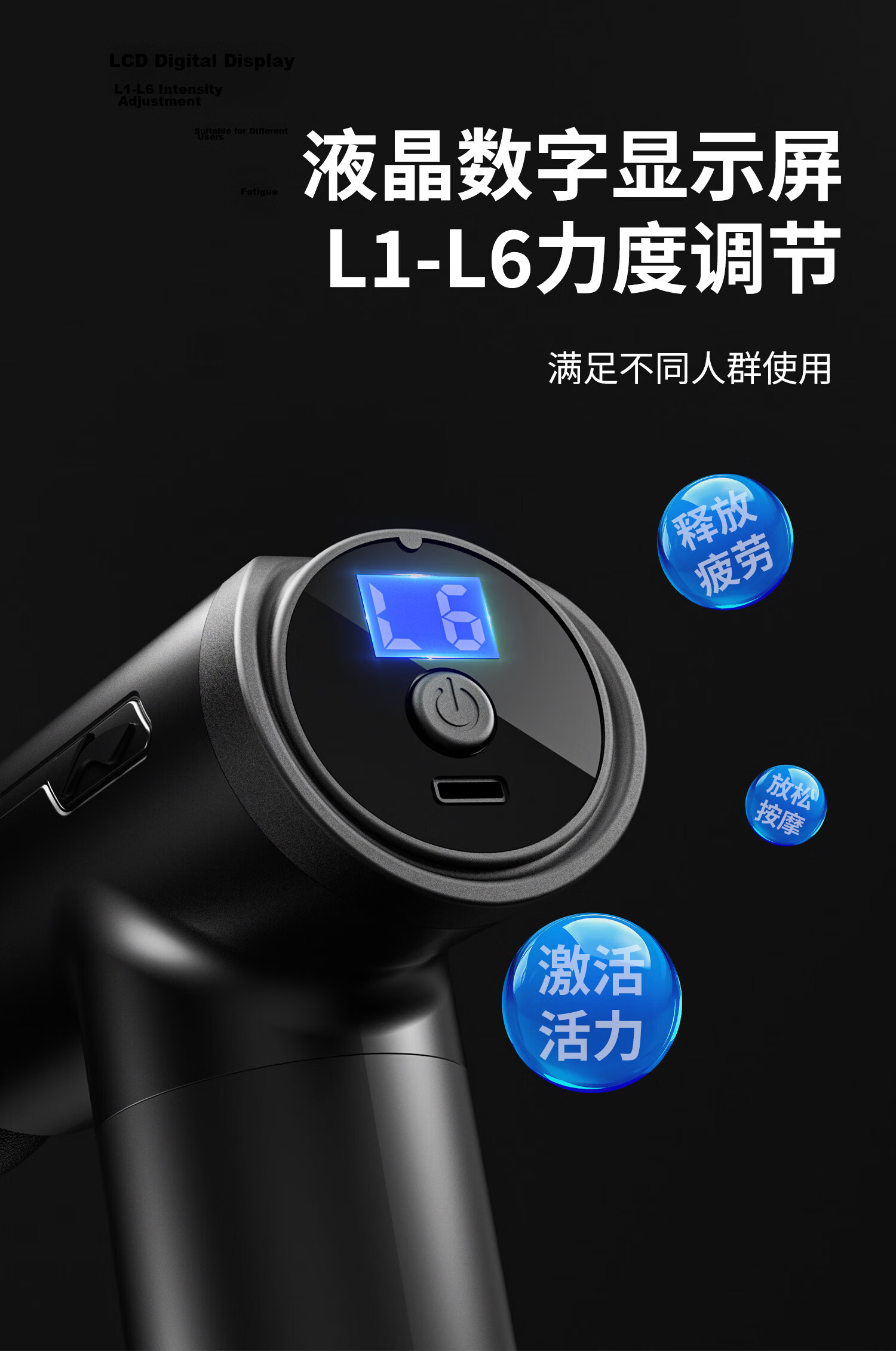 LI-NING Fascia Gun Massager for Shoulder, Neck, Waist, Back, Full Body Muscle Relaxation, Professional Sports Massage Hammer, Gift for Parents, Partner, Holiday and Birthday Gift, Neck Massager Gun 11
