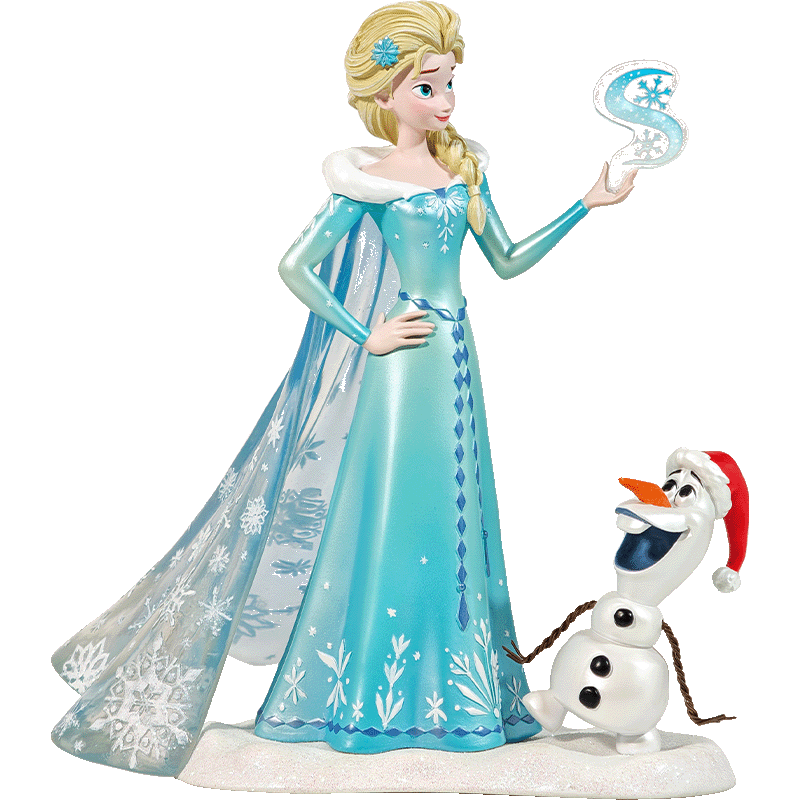 Disney Frozen Elsa and Olaf Figurine Decoration Elsa Queen Birthday Gift Graduation Gift
