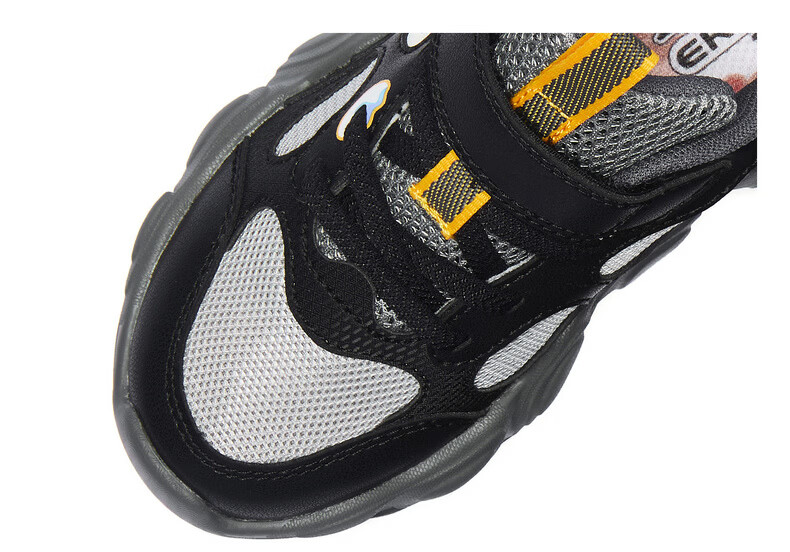ERKE Kids Boys Casual Shoes Lightweight Breathable Toddler Sports Shoes Microcrystal White/Atlantic Blue/Washing Blue Size 26 46