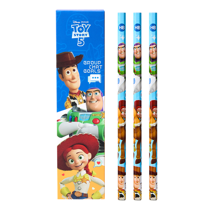Disney Pencil for Primary School Grades 1-3 Writing Special Children's Kindergarten HB Writing Posture Cartoon Girl Sketch Practice Beginner Cute Study Stationery