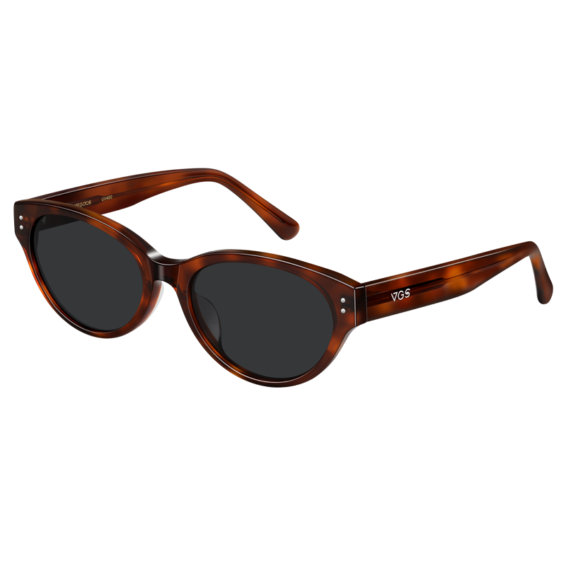 VEGOOS Unisex UV Protection Outdoor Driving Cat Eye Small Frame Sunglasses 6286C1