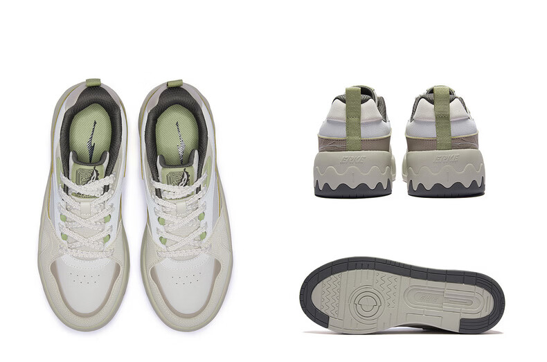 ERKE Men's Casual Sneakers Summer 2026 Breathable Versatile Sports Shoes | Bitter Melon 18