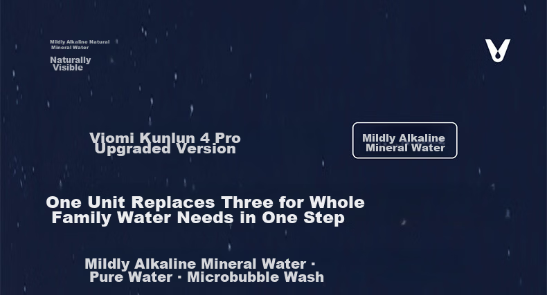 Viomi Kunlun 4Pro Upgraded Under-Sink Water Purifier 1400G Household Weak Alkaline Mineral Direct Drinking Reverse Osmosis Filter Water Machine 5