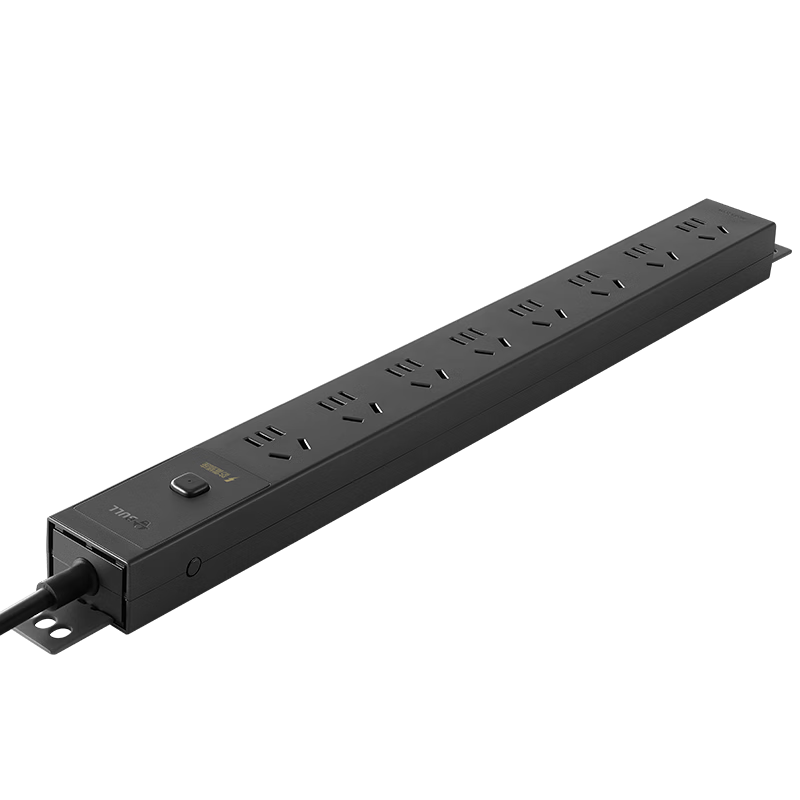 BULL Lightning Protection PDU Desktop Overload Protection Under-Desk Gaming Cabinet Socket/power Strip/extension Cord/surge Protector, 8 Outlets with Master Switch, 1.8m Specification, GNE-P108ET