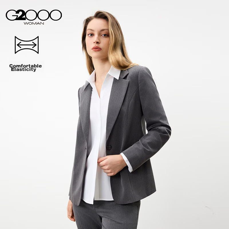 G2000 Women's 2026 Spring Summer Structured Business Commuter Suit with Comfortable Stretch