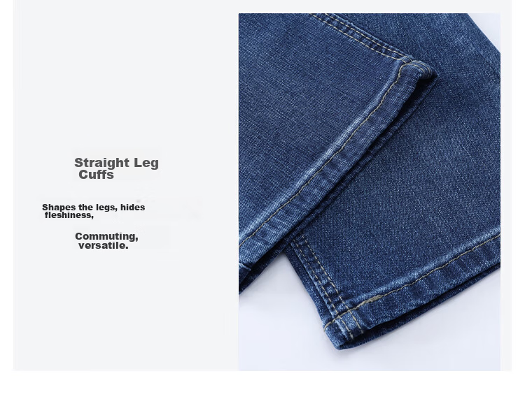 TUCANO Women's High-Waist Wide-Leg Loose Slim Fit Casual Vintage Straight-Leg Jeans Light Blue S 7